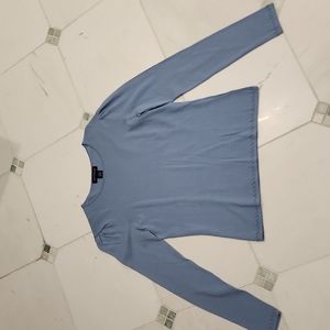 Ann Taylor shirt, Rouched shoulders and decorative inlet on cuffs/waist, size S